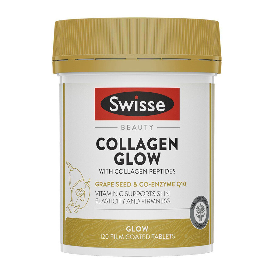 swisse beauty collagen glow con peptidi di collagene con semi duva