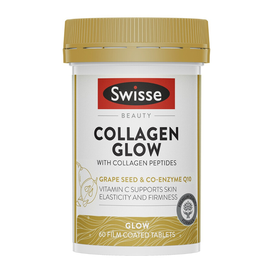 swisse beauty collagen glow con peptidi di collagene con semi duva