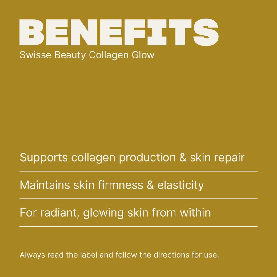 swisse beauty collagen glow con peptidi di collagene con semi duva
