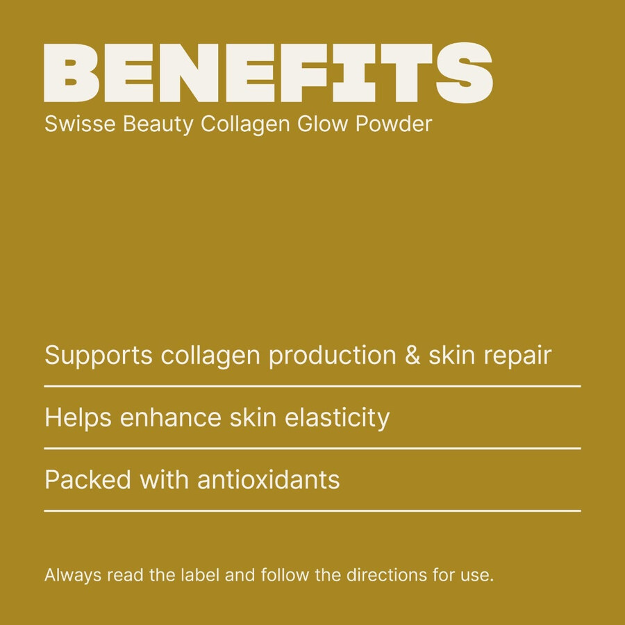 swisse beauty collagen glow powder con vitamina c
