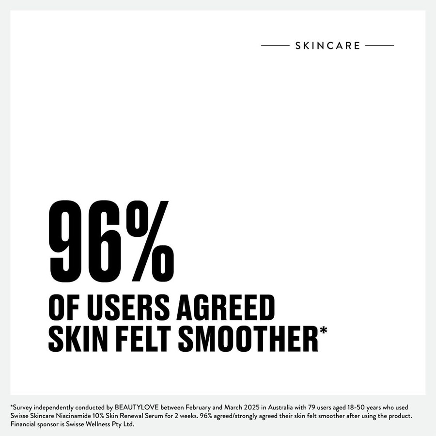 siero rinnovante per la pelle swisse skincare niacinamide 10 rinnova