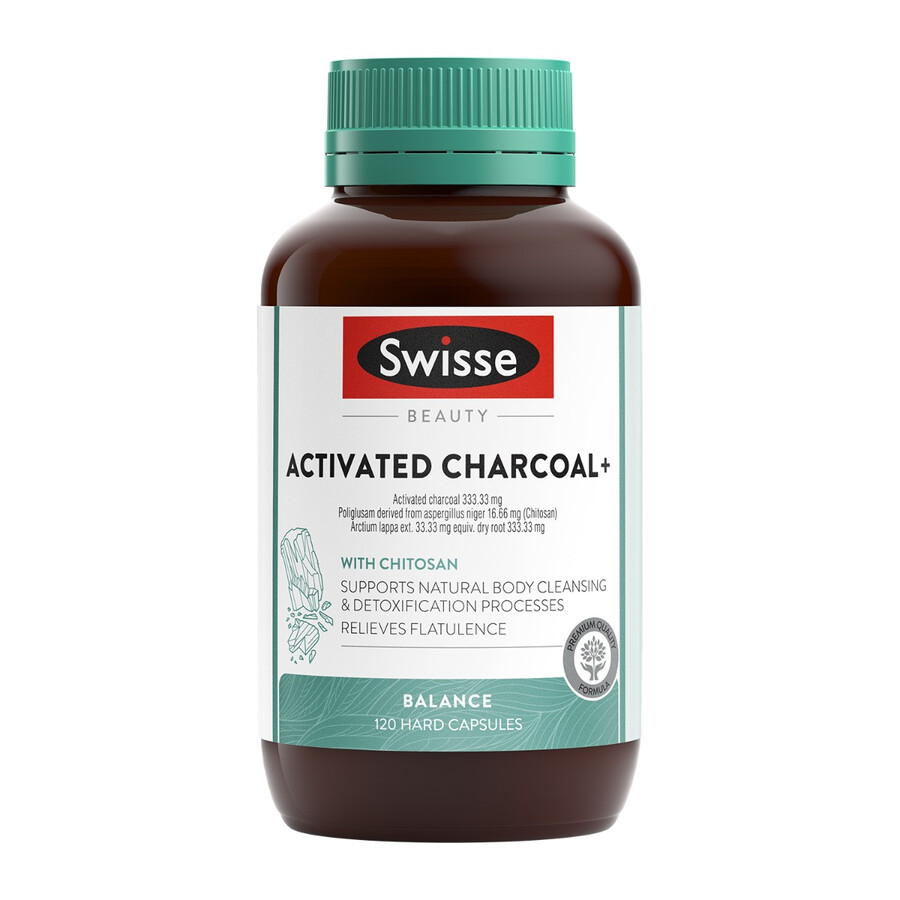 swisse beauty carbone attivo con chitosano e bardana
