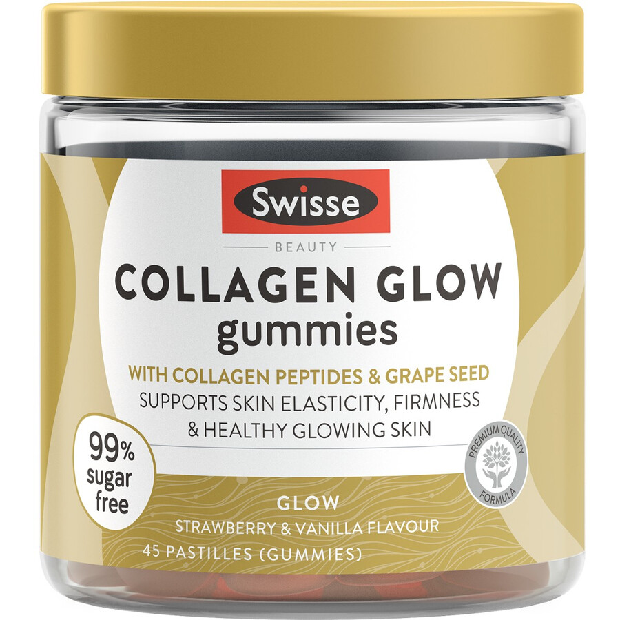 swisse beauty collagen glow gummies con peptidi di collagene