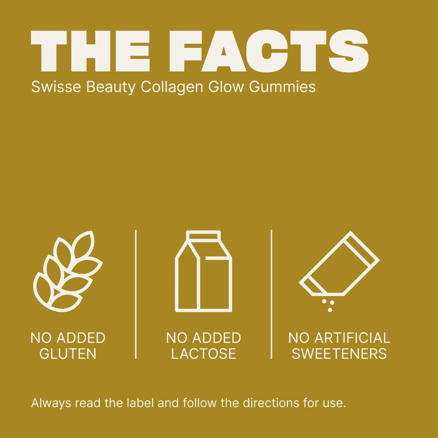 swisse beauty collagen glow gummies con peptidi di collagene