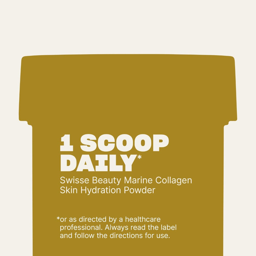 swisse beauty marine collagen skin hydrating powder senza aromi