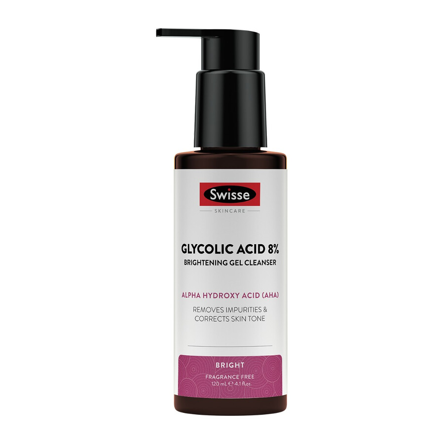 swisse skincare acido glicolico 8 gel detergente illuminante luminoso