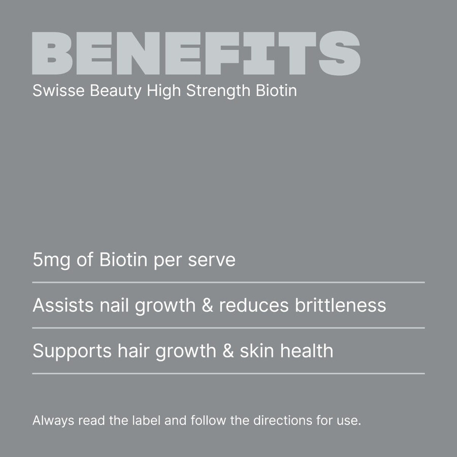 swisse beauty biotina ad alta concentrazione formula senza erbe