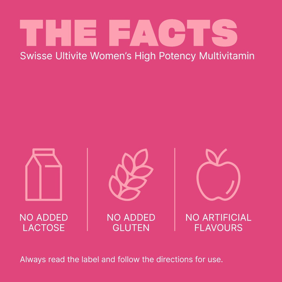 swisse ultivite multivitaminico ad alta potenza per donne