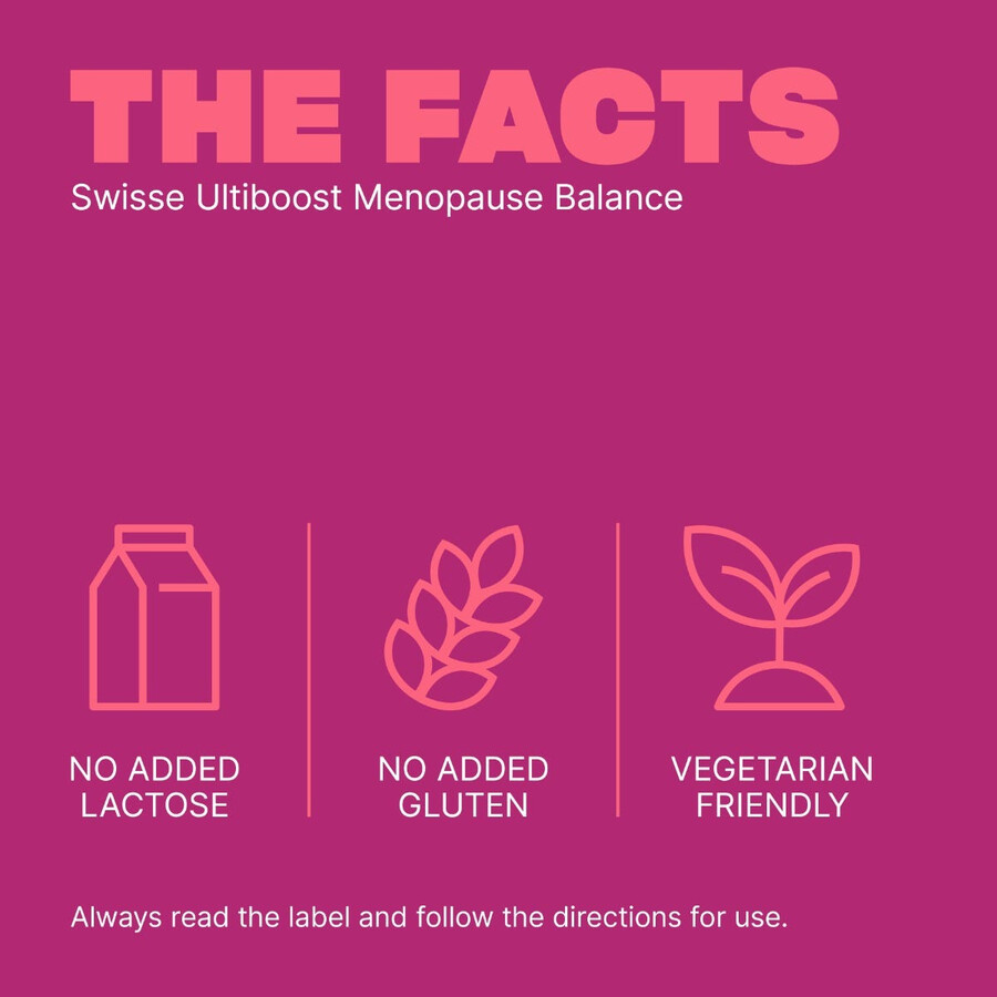 swisse ultiboost menopause balance supporto per le vampate di calore
