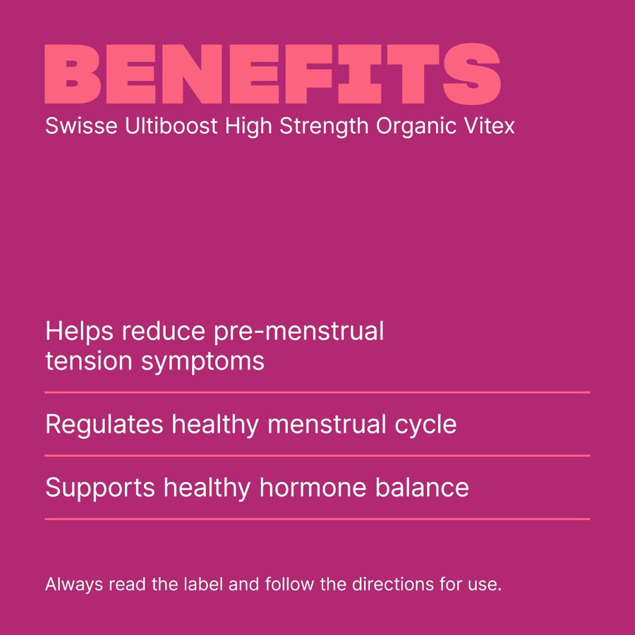 swisse ultiboost vitex biologico ad alta resistenza sollievo dalla sindrome premestruale