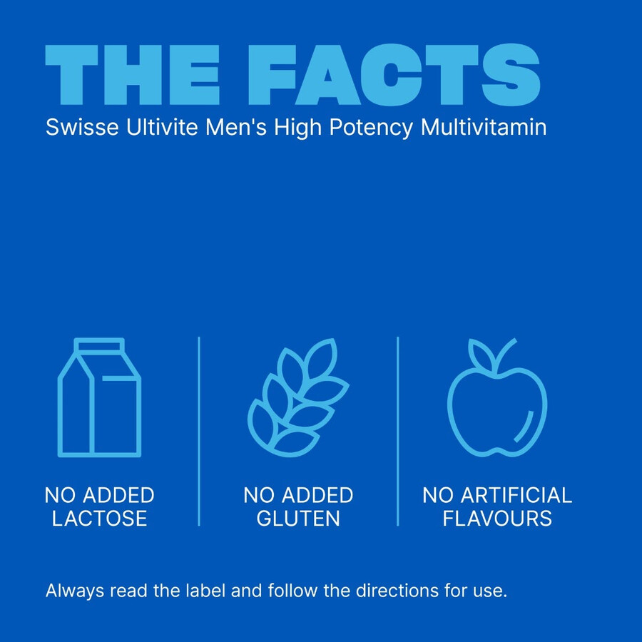 swisse ultivite mens high potency multivitaminico salute maschile