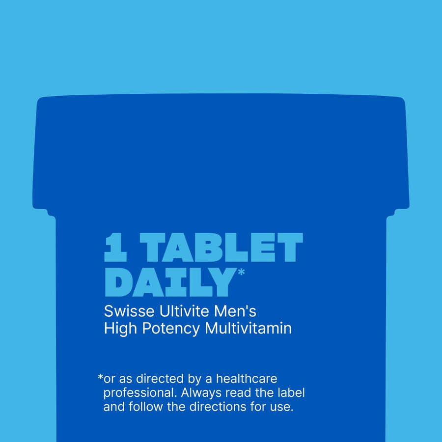 swisse ultivite mens high potency multivitaminico salute maschile