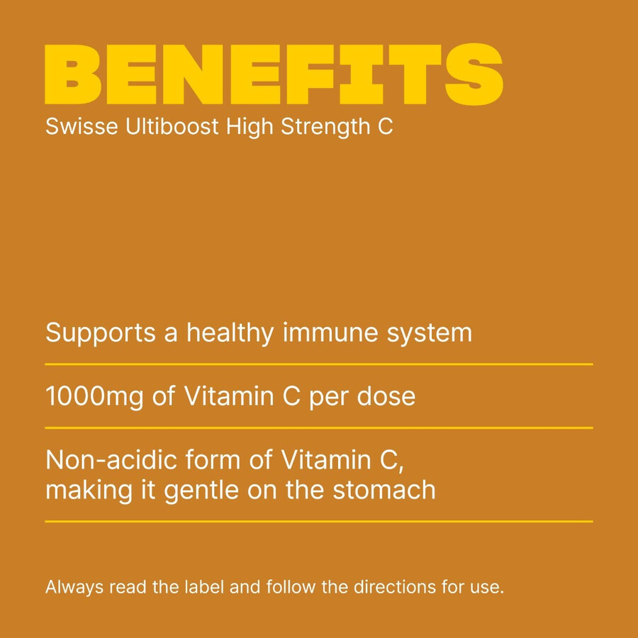 swisse ultiboost high strength c supporto immunitario giornaliero 1000 mg
