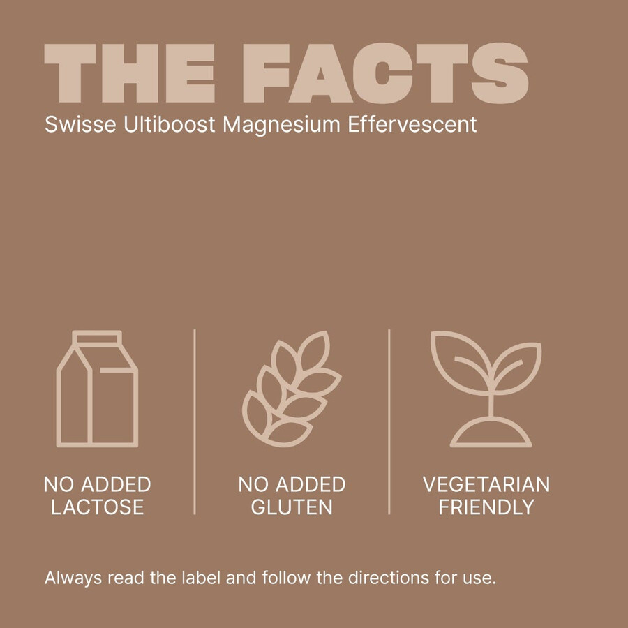 swisse ultiboost magnesio effervescente supporto muscolare