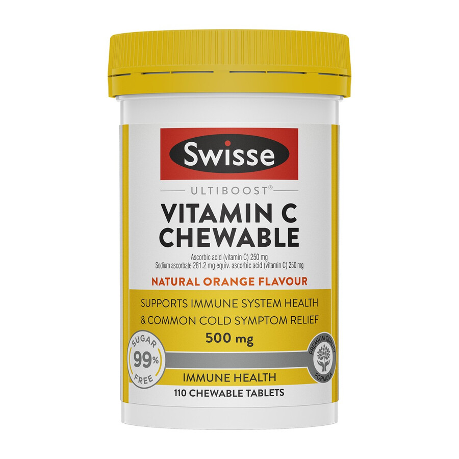 swisse ultiboost vitamina c masticabile supporto per la salute del sistema immunitario