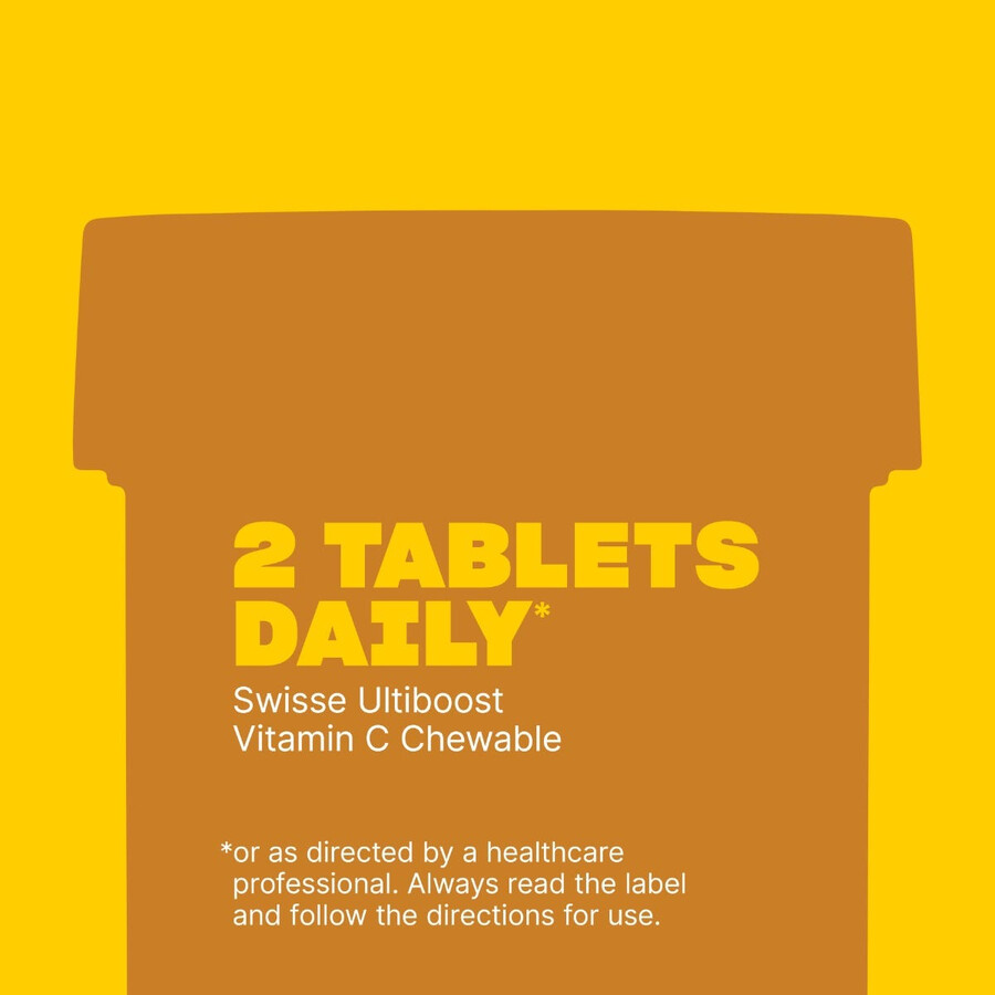 swisse ultiboost vitamina c masticabile supporto per la salute del sistema immunitario
