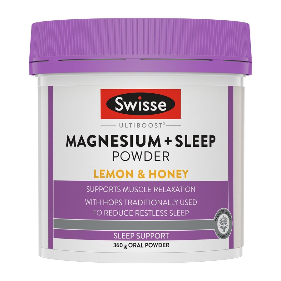 swisse ultiboost magnesio polvere per dormire supporto per il rilassamento muscolare