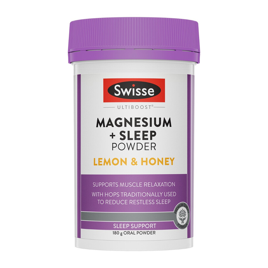 swisse ultiboost magnesio polvere per dormire supporto per il rilassamento muscolare
