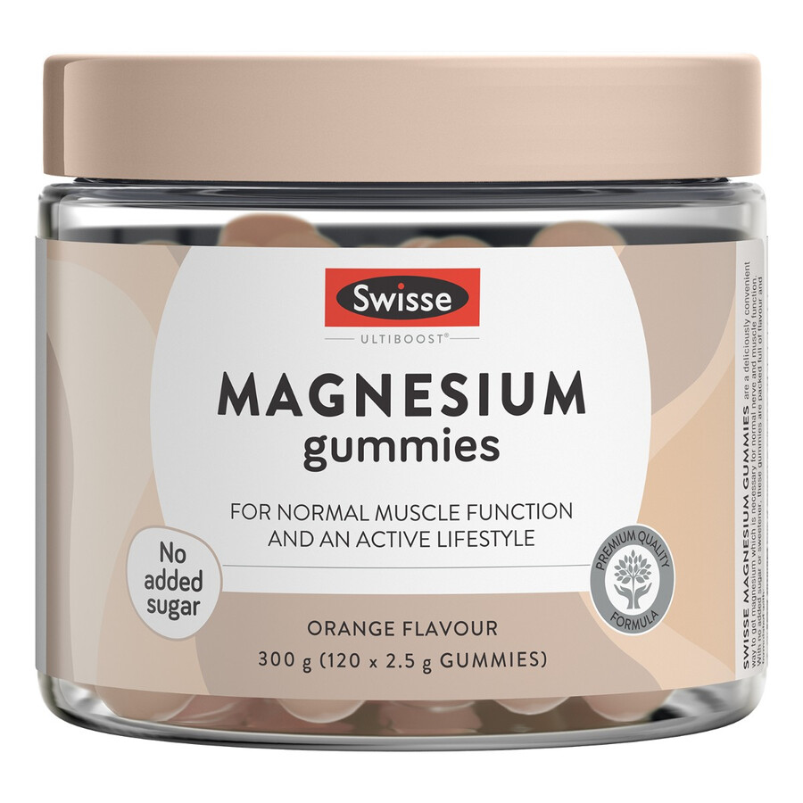 swisse ultiboost magnesium gummies supporto alla funzione muscolare