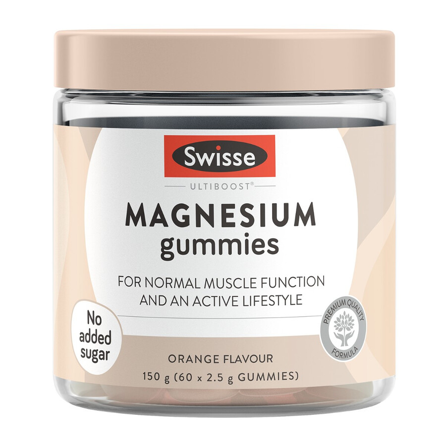 swisse ultiboost magnesium gummies supporto alla funzione muscolare