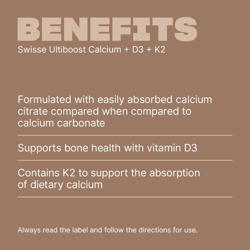 swisse ultiboost - calcio d3 k2