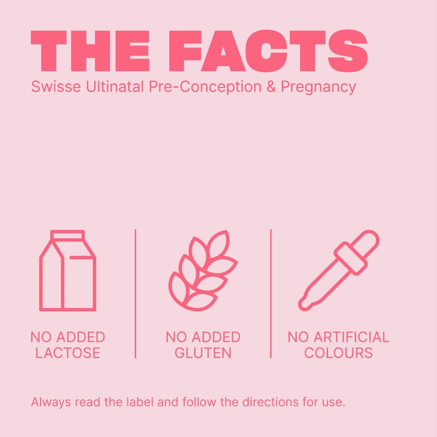 swisse ultinatal multivitaminico pre-concepimento e gravidanza