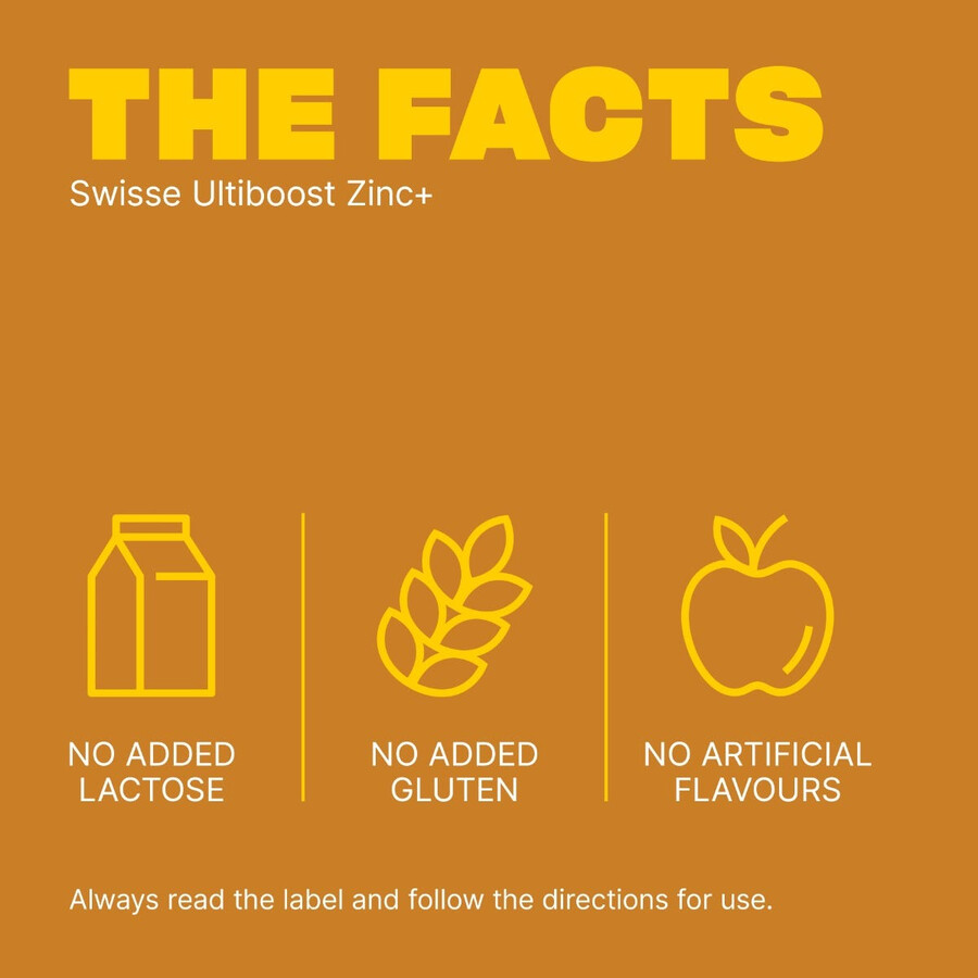 swisse ultiboost zinc supporto per la salute immunitaria della pelle e riproduttiva