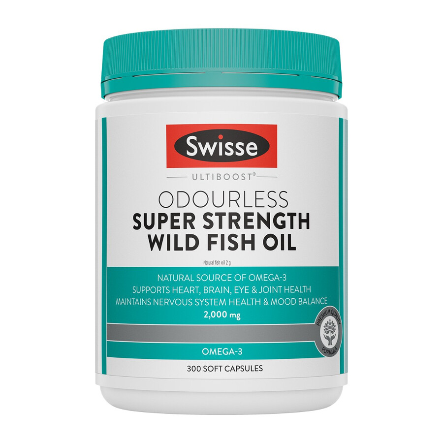 swisse ultiboost olio di pesce selvatico super forte e inodore omega-3
