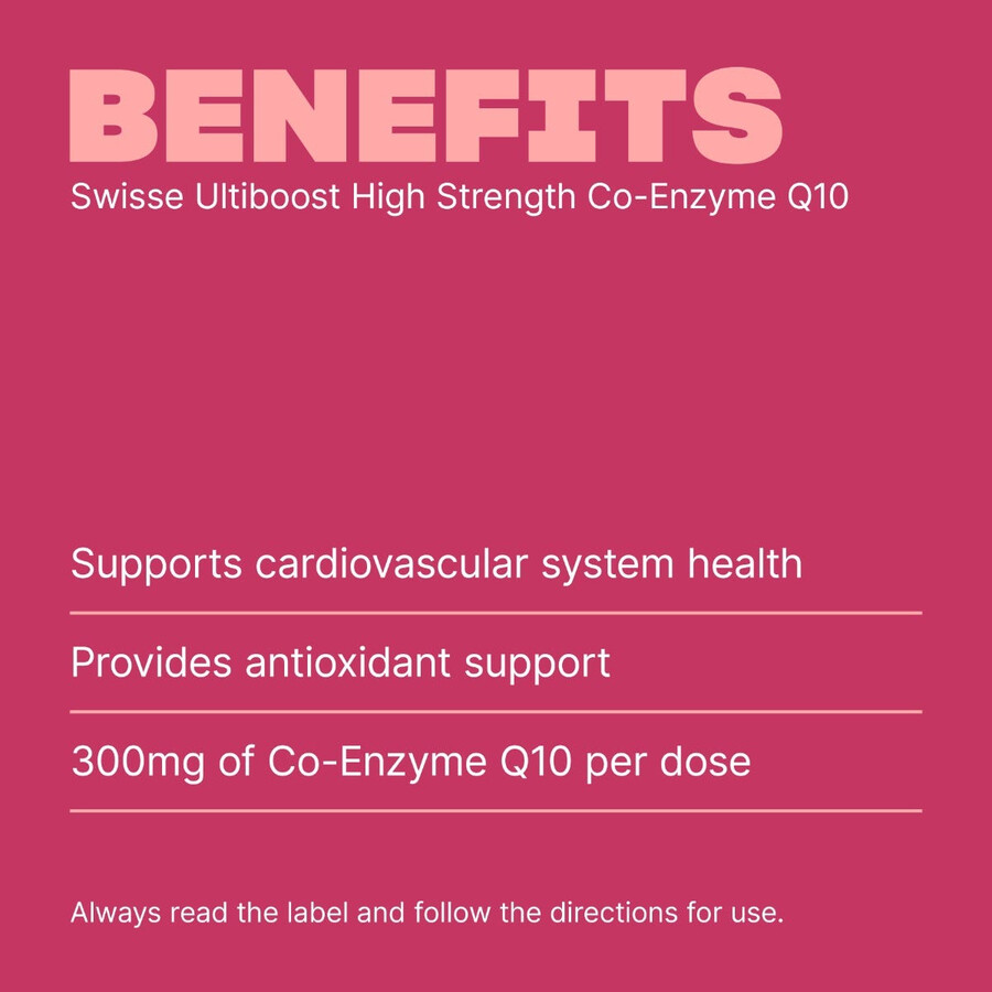 swisse ultiboost coenzima q10 ad alta potenza salute del cuore
