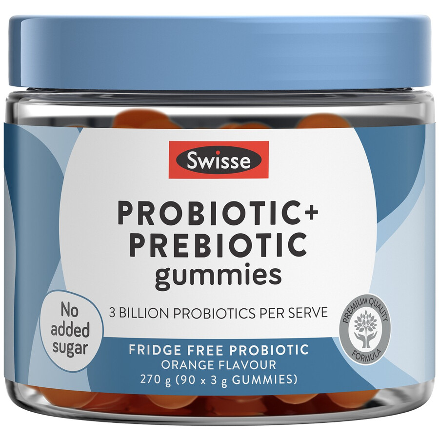 swisse probiotic prebiotic gummies 3 miliardi di ufc di probiotici