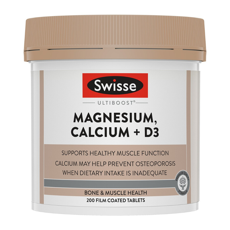 swisse ultiboost magnesio calcio vitamina d3 supporto muscolare