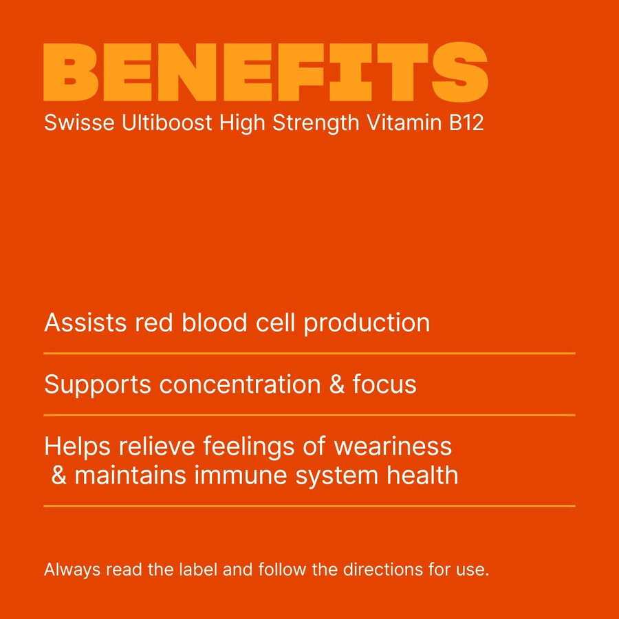 swisse ultiboost vitamina b12 ad alta potenza