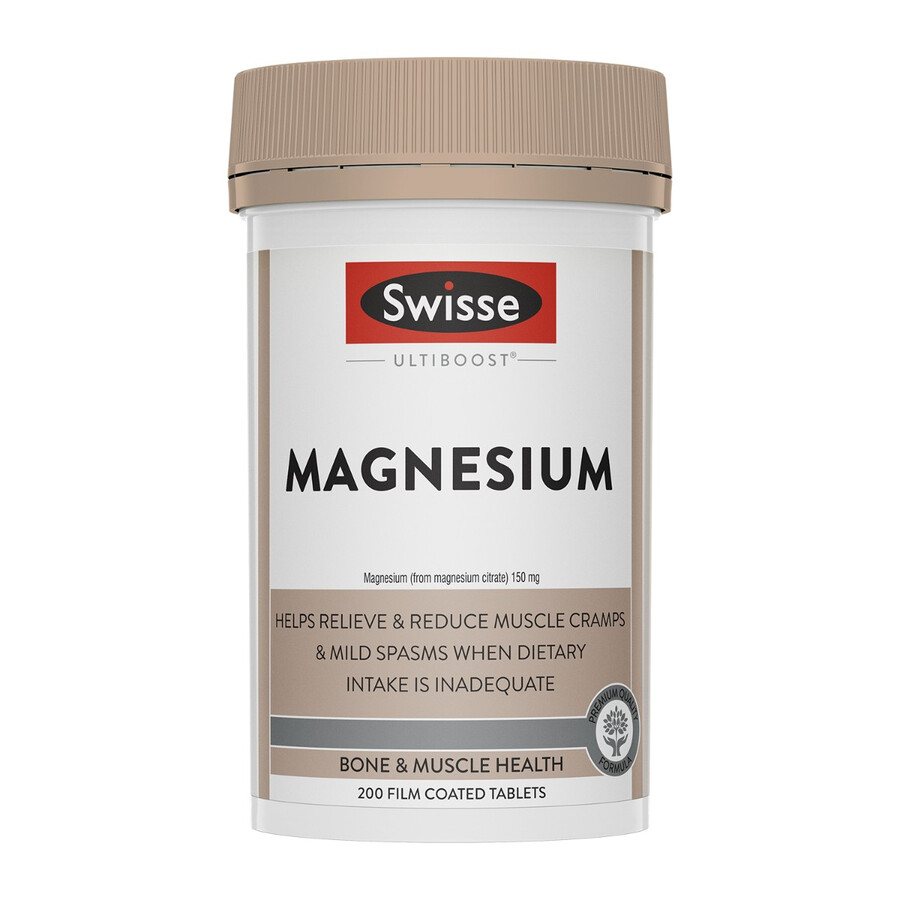 swisse ultiboost magnesio supporto per una sana funzione muscolare