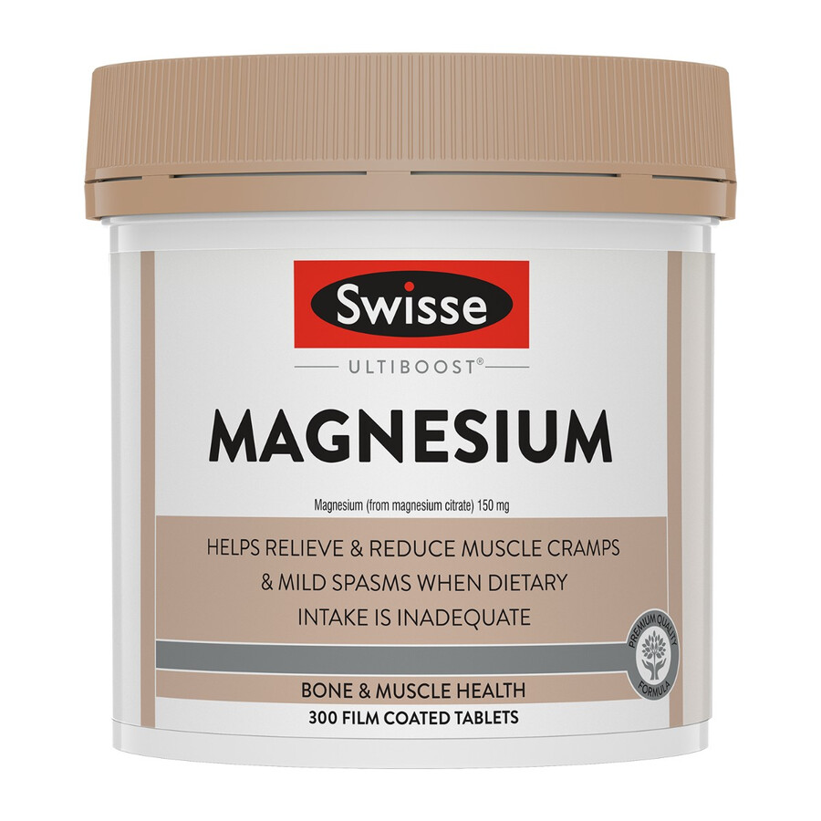 swisse ultiboost magnesio supporto per una sana funzione muscolare