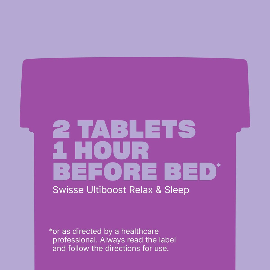swisse ultiboost relax sleep supporto per il sonno senza valeriana