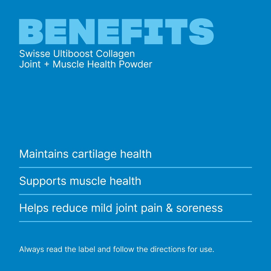 swisse ultiboost collagen joint muscle health powder salute delle articolazioni