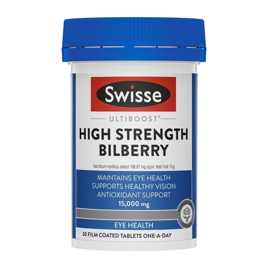 swisse ultiboost mirtillo nero ad alta potenza supporto per la salute degli occhi