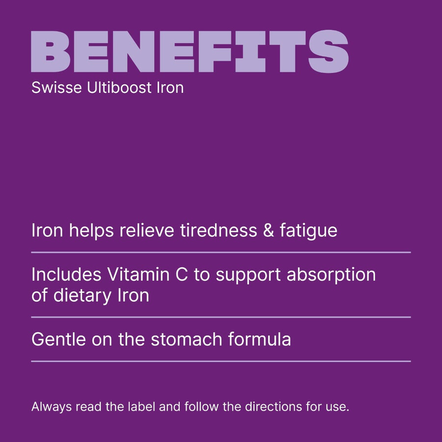 swisse ultiboost ferro con vitamina c