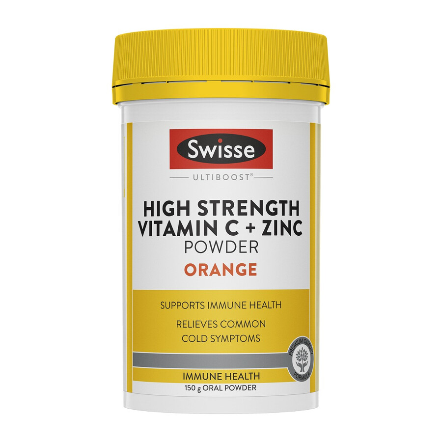 swisse ultiboost vitamina c ad alta potenza polvere di zinco allarancia supporto per la salute del sistema immunitario