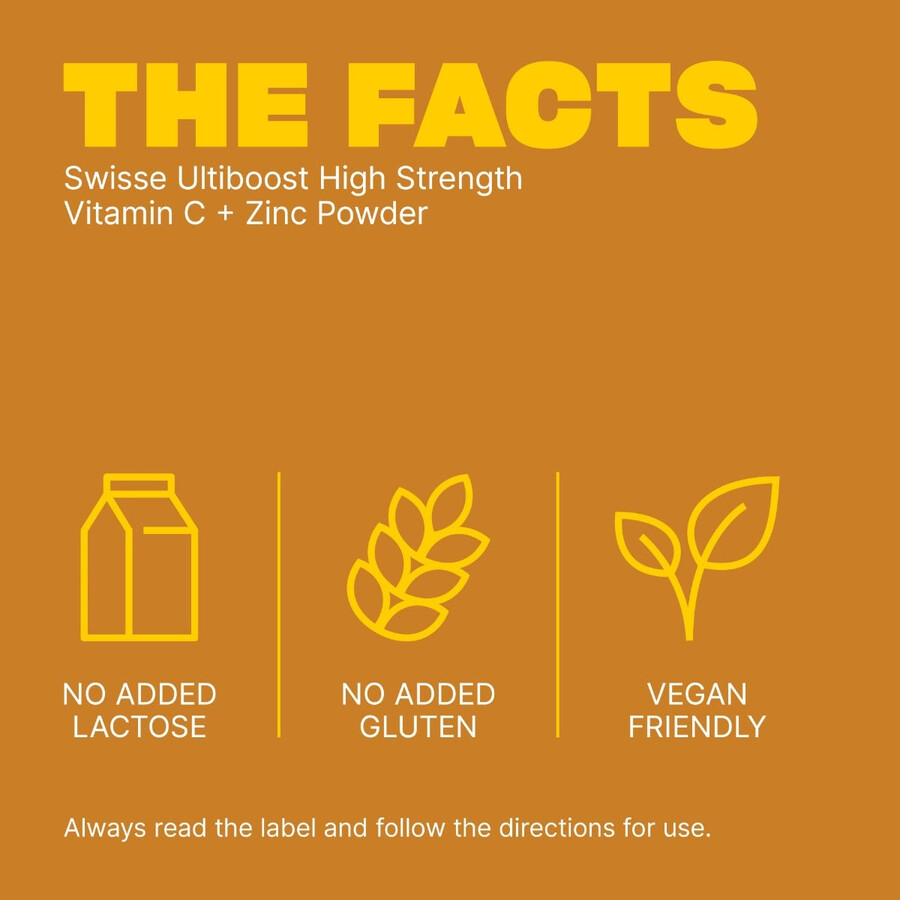 swisse ultiboost vitamina c ad alta potenza polvere di zinco allarancia supporto per la salute del sistema immunitario