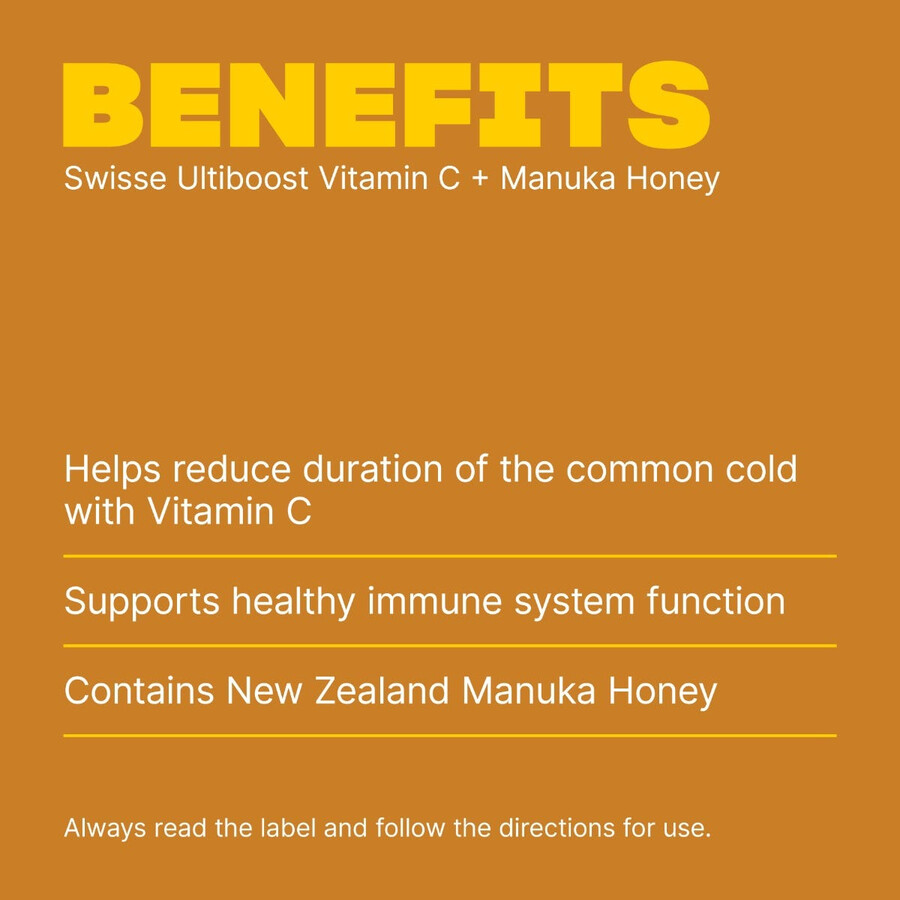 swisse ultiboost vitamina c miele di manuka supporto per la salute del sistema immunitario