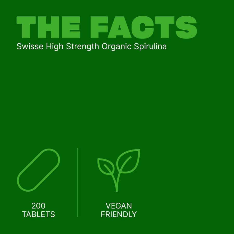 swisse spirulina biologica ad alta concentrazione