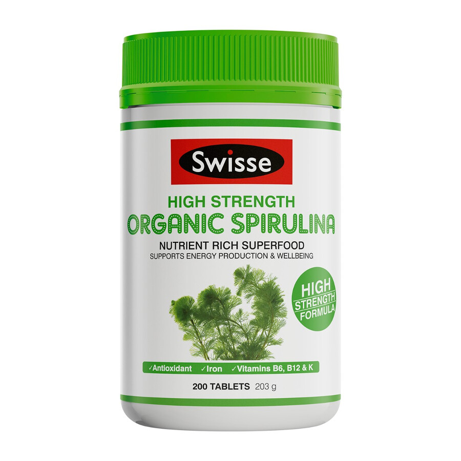 swisse spirulina biologica ad alta concentrazione