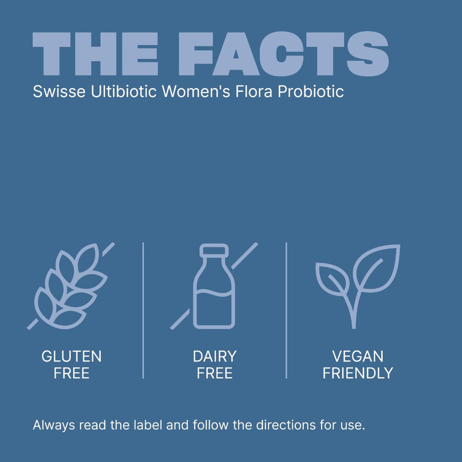 swisse ultibiotic womens flora probiotic supporto per la salute vaginale