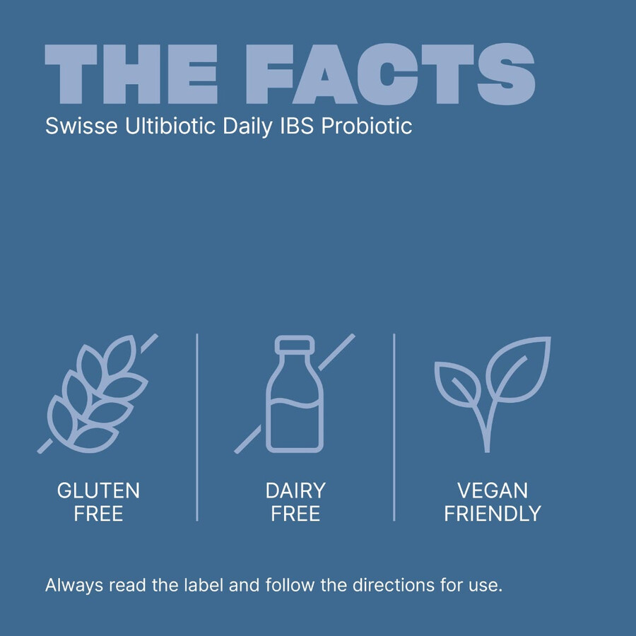 swisse ultibiotic daily ibs probiotic supporto per la salute intestinale