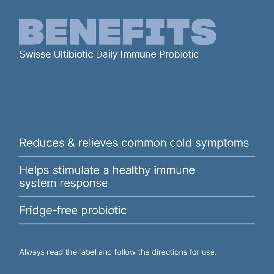 swisse ultibiotic daily immune probiotic supporto al sistema immunitario