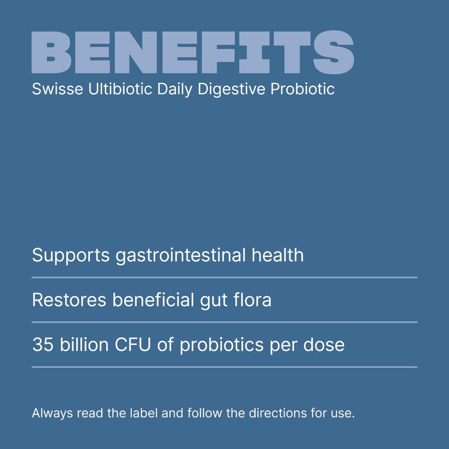 swisse ultibiotic daily digestive probiotic supporto per la salute dellapparato digerente