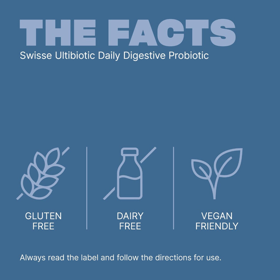 swisse ultibiotic daily digestive probiotic supporto per la salute dellapparato digerente