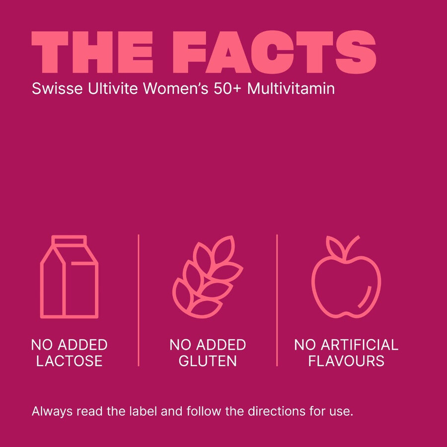 swisse ultivite multivitaminico per donne over 50 supporto per la salute del sistema immunitario