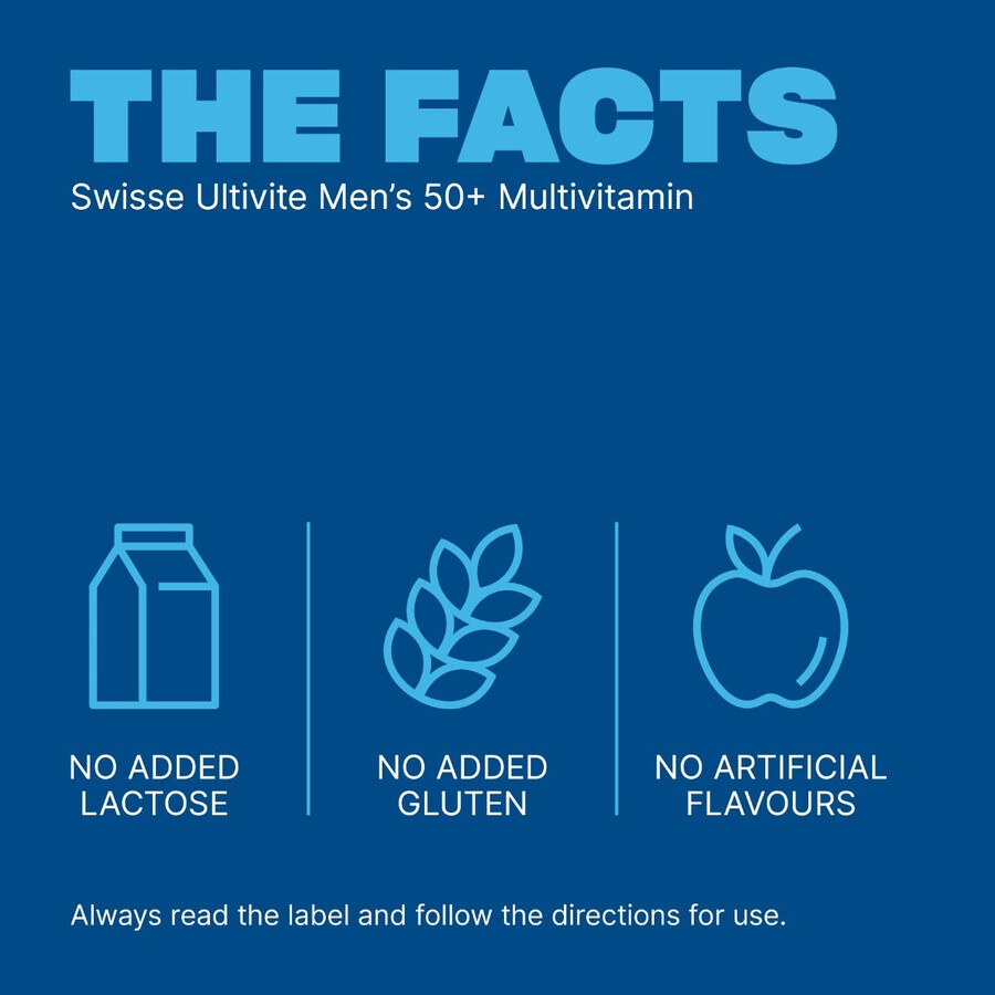 swisse ultivite multivitaminico uomo 50 supporto alla produzione di energia